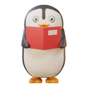 Pingu liest ein Buch