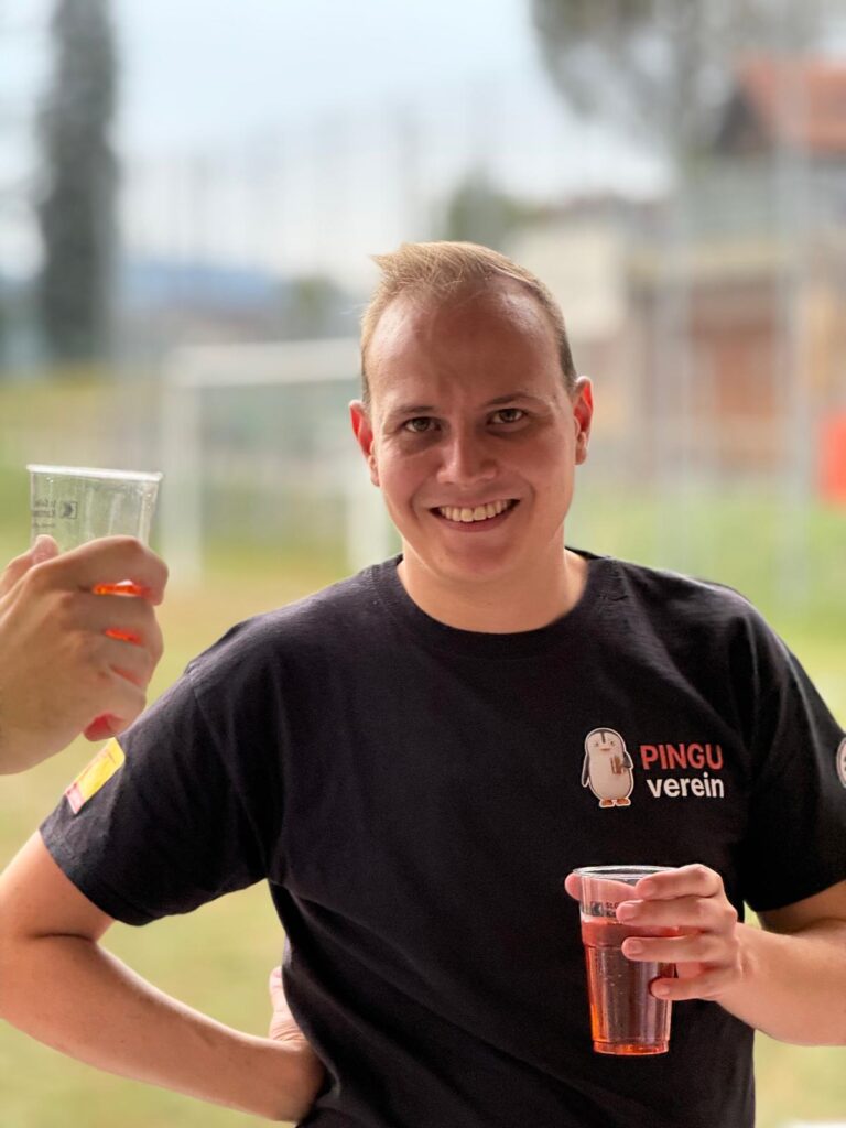 Lukas Huber, Vorstand Pingu Verein
